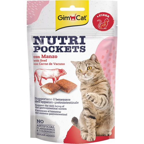 Gim Cat Nutripockets Kedi Ödülü Biftek Malt 60Gr